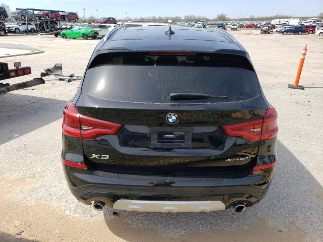 5UXTY5C05L9D53124 - 2020 BMW X3 XDRIVE30I BLACK photo 6