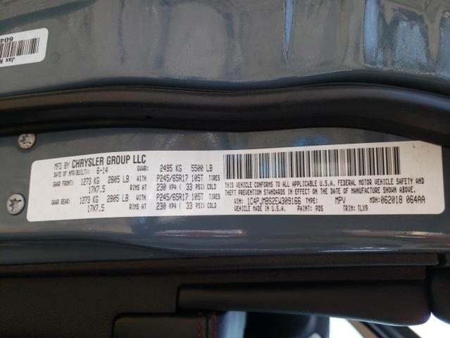 1C4PJMBS2EW309166 - 2014 JEEP CHEROKEE TRAILHAWK GRAY photo 13