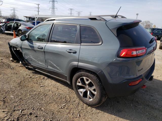 1C4PJMBS2EW309166 - 2014 JEEP CHEROKEE TRAILHAWK GRAY photo 2