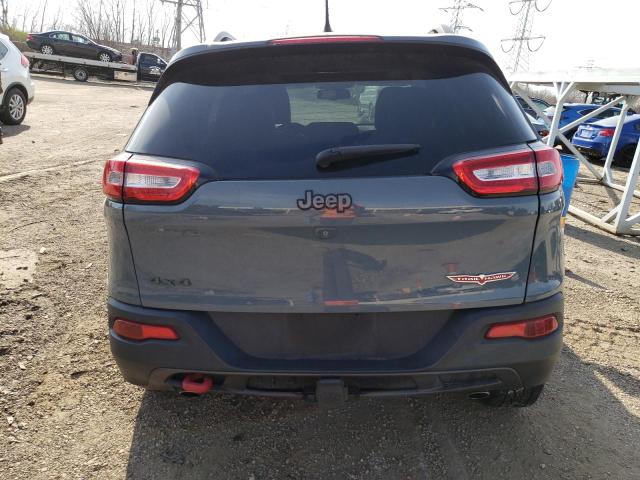 1C4PJMBS2EW309166 - 2014 JEEP CHEROKEE TRAILHAWK GRAY photo 6