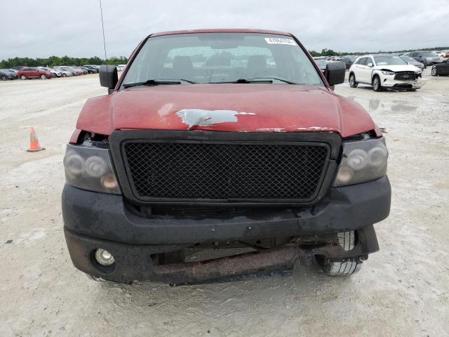 1FTRF12268KE55669 - 2008 FORD F150 RED photo 5