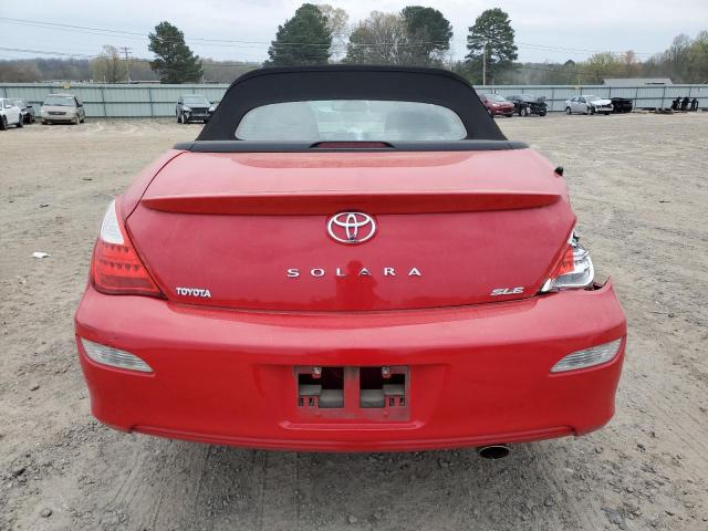 4T1FA38P37U131593 - 2007 TOYOTA CAMRY SOLA SE RED photo 6