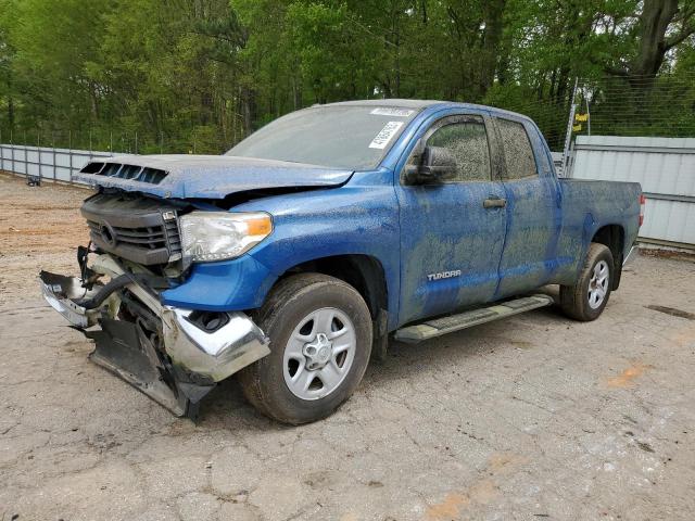 5TFRM5F1XGX104909 - 2016 TOYOTA TUNDRA DOUBLE CAB SR/SR5 BLUE photo 1