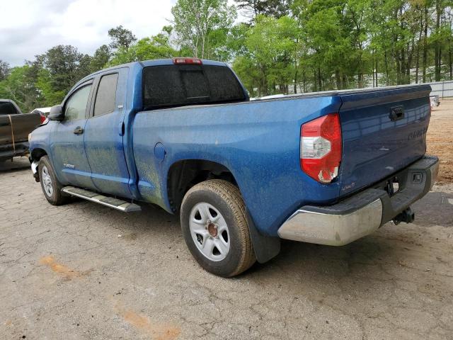 5TFRM5F1XGX104909 - 2016 TOYOTA TUNDRA DOUBLE CAB SR/SR5 BLUE photo 2