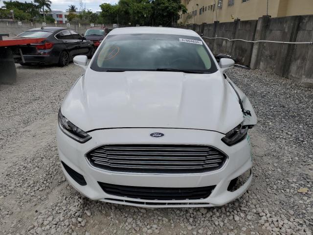 3FA6P0LU4DR236960 - 2013 FORD FUSION SE HYBRID WHITE photo 5