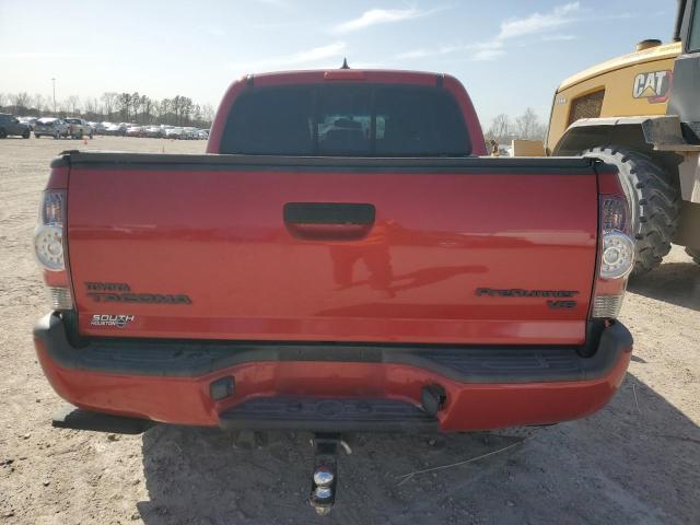 5TFJU4GN4EX062355 - 2014 TOYOTA TACOMA DOUBLE CAB PRERUNNER RED photo 6