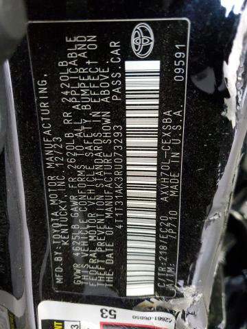 4T1T31AK3RU073293 - 2024 TOYOTA CAMRY SE NIGHT SHADE BLACK photo 13