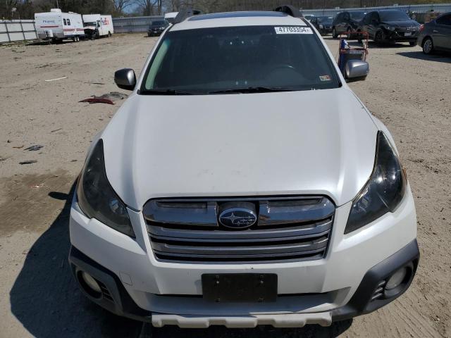 4S4BRBSC5D3203693 - 2013 SUBARU OUTBACK 2.5I LIMITED WHITE photo 5