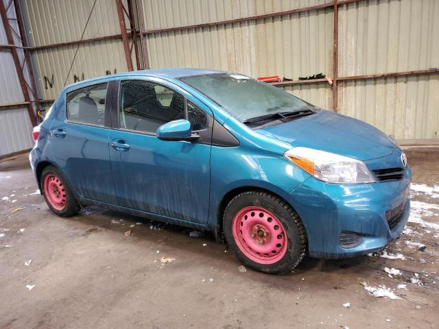 VNKKTUD35EA011659 - 2014 TOYOTA YARIS BLUE photo 4