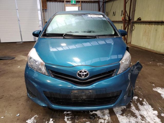 VNKKTUD35EA011659 - 2014 TOYOTA YARIS BLUE photo 5