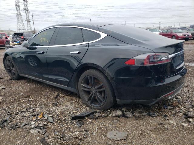 5YJSA1S14EFP33386 - 2014 TESLA MODEL S შავი ფოტო 2