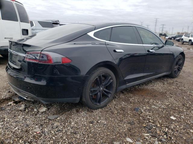 5YJSA1S14EFP33386 - 2014 TESLA MODEL S შავი ფოტო 3