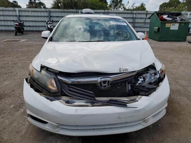 2HGFB2F81CH326176 - 2012 HONDA CIVIC EX WHITE photo 5