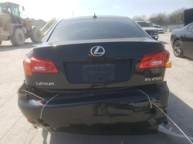 JTHBK262885074187 - 2008 LEXUS IS 250 BLACK photo 6