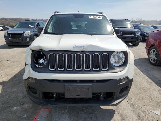 ZACCJBAH6JPG75616 - 2018 JEEP RENEGADE SPORT WHITE photo 5