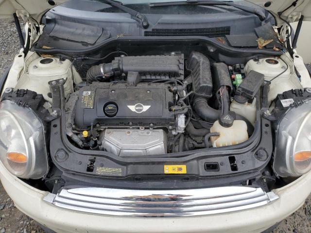 WMWSU3C50DT549267 - 2013 MINI COOPER WHITE photo 11