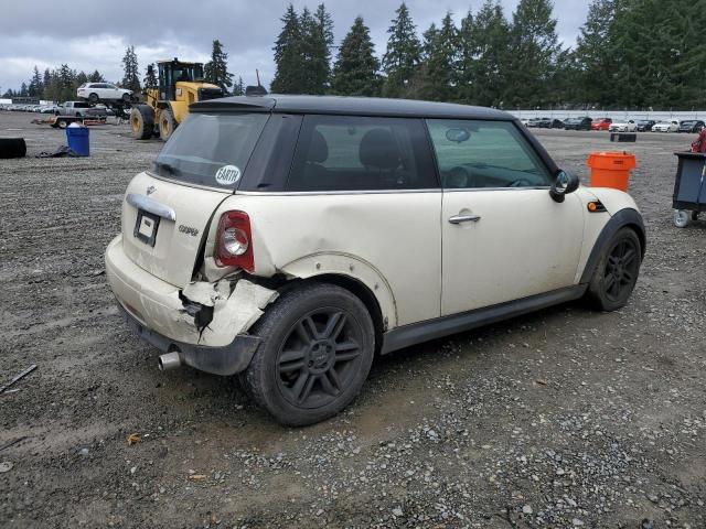 WMWSU3C50DT549267 - 2013 MINI COOPER WHITE photo 3
