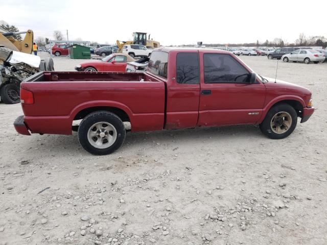 1GCCS19X238110275 - 2003 CHEVROLET S TRUCK S10 RED photo 3