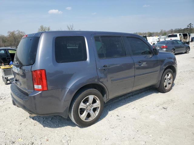 5FNYF3H51FB001087 - 2015 HONDA PILOT EXL GRAY photo 3