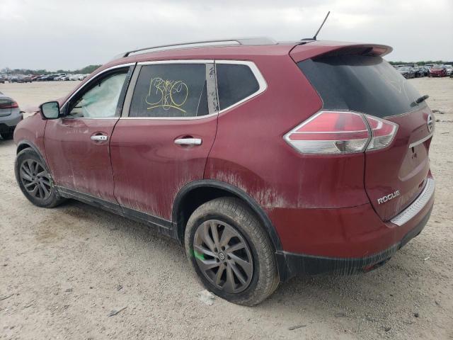 5N1AT2MV7GC738850 - 2016 NISSAN ROGUE S RED photo 2