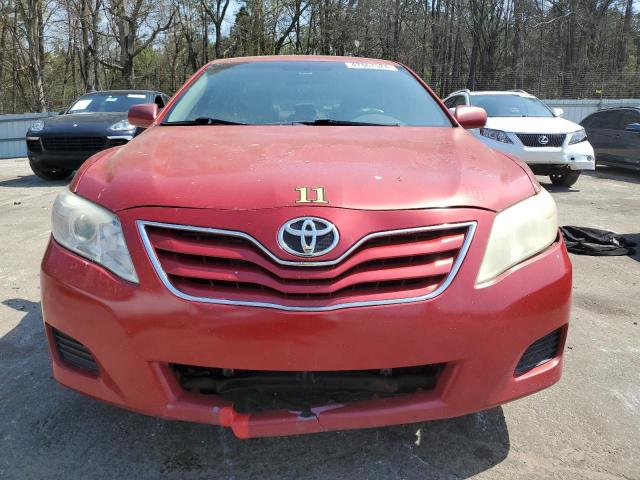 4T1BF3EK9BU627449 - 2011 TOYOTA CAMRY BASE RED photo 5