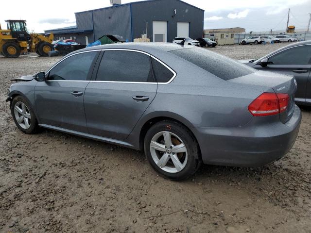 1VWBP7A37CC060511 - 2012 VOLKSWAGEN PASSAT SE GRAY photo 2