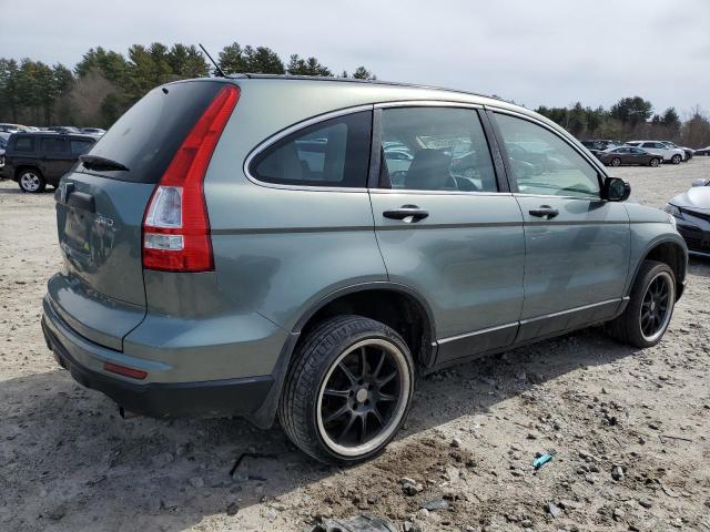 5J6RE4H36BL007142 - 2011 HONDA CR-V LX TURQUOISE photo 3