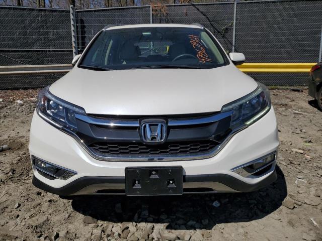 5J6RM4H78FL002844 - 2015 HONDA CR-V EXL WHITE photo 5