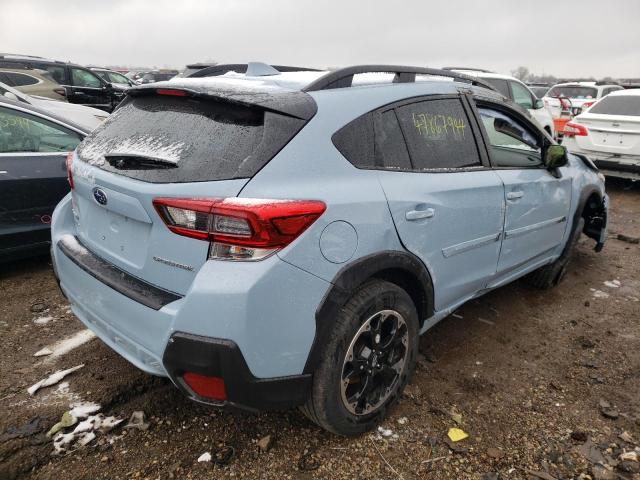 JF2GTAEC7M8263691 - 2021 SUBARU CROSSTREK PREMIUM BLUE photo 3