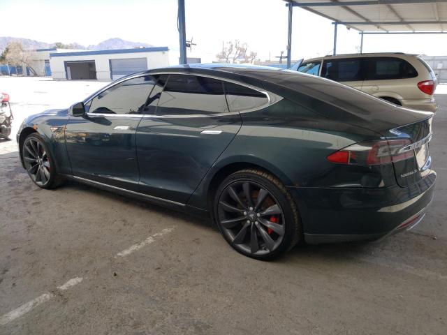5YJSA1H18EFP49002 - 2014 TESLA MODEL S 灰色 照片 2