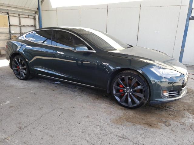 5YJSA1H18EFP49002 - 2014 TESLA MODEL S 灰色 照片 4