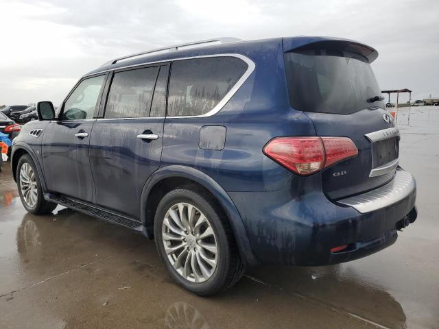 JN8AZ2ND3F9770753 - 2015 INFINITI QX80 BLUE photo 2