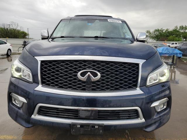 JN8AZ2ND3F9770753 - 2015 INFINITI QX80 BLUE photo 5