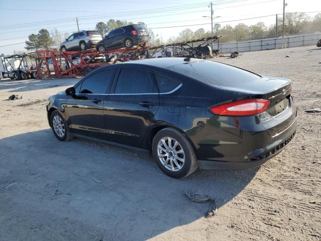 3FA6P0G74GR376936 - 2016 FORD FUSION S BLACK photo 2