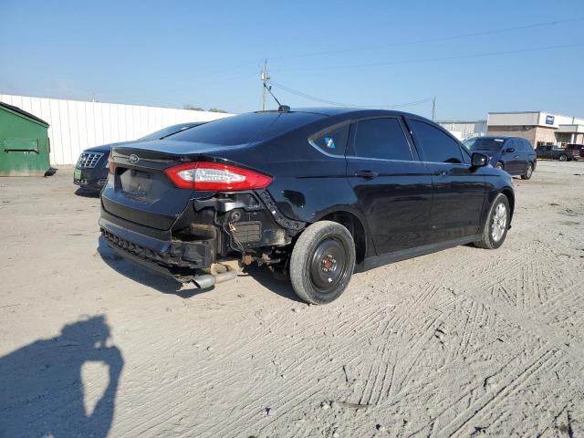 3FA6P0G74GR376936 - 2016 FORD FUSION S BLACK photo 3