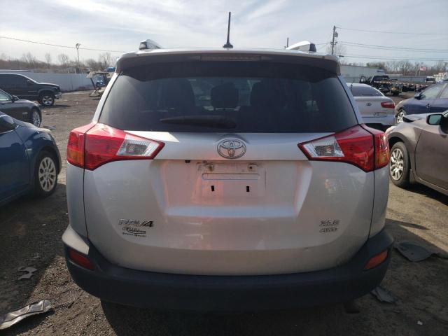 2T3RFREV0EW132709 - 2014 TOYOTA RAV4 XLE SILVER photo 6