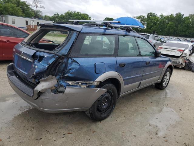 4S4BP60C787335126 - 2008 SUBARU OUTBACK BLUE photo 3