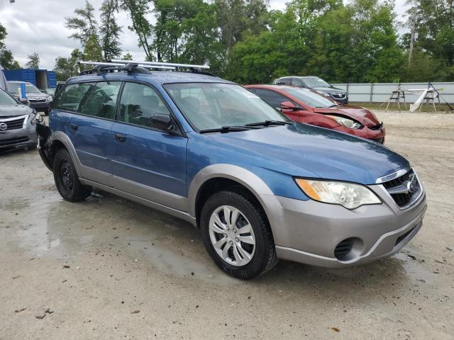 4S4BP60C787335126 - 2008 SUBARU OUTBACK BLUE photo 4