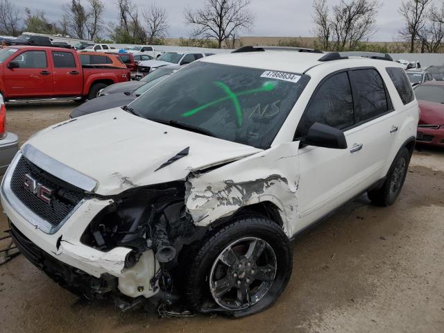 1GKKRPED8BJ286085 - 2011 GMC ACADIA SLE WHITE photo 1