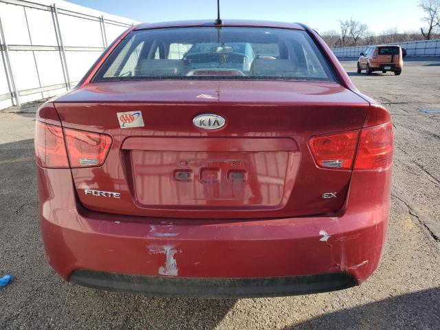 KNAFU4A28A5169478 - 2010 KIA FORTE EX BURGUNDY photo 6