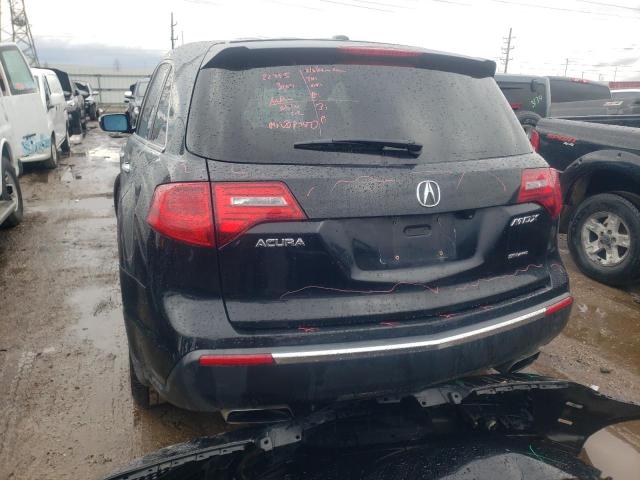 2HNYD2H79AH522539 - 2010 ACURA MDX ADVANCE BLACK photo 6