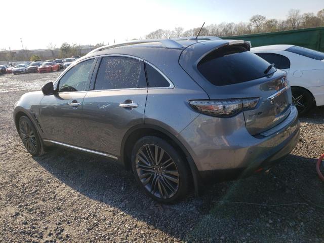 JN8CS1MU9HM144357 - 2017 INFINITI QX70 GRAY photo 2