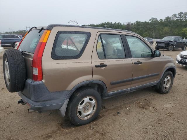 JHLRD68444C004520 - 2004 HONDA CR-V LX BROWN photo 3