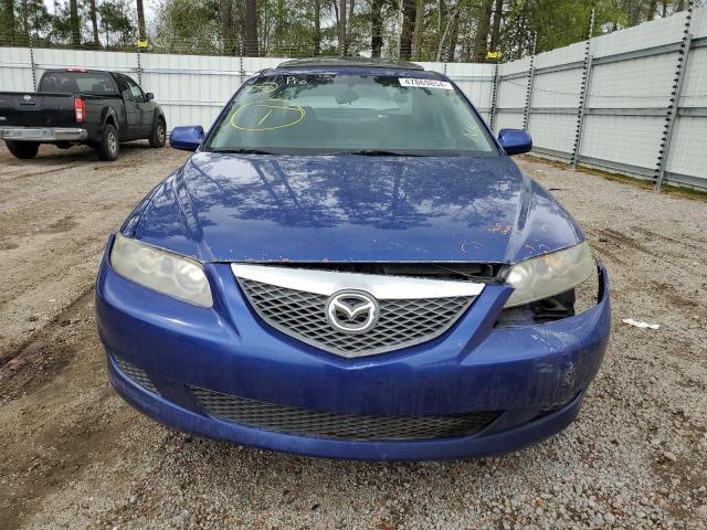 1YVFP80D735M42976 - 2003 MAZDA 6 S BLUE photo 5