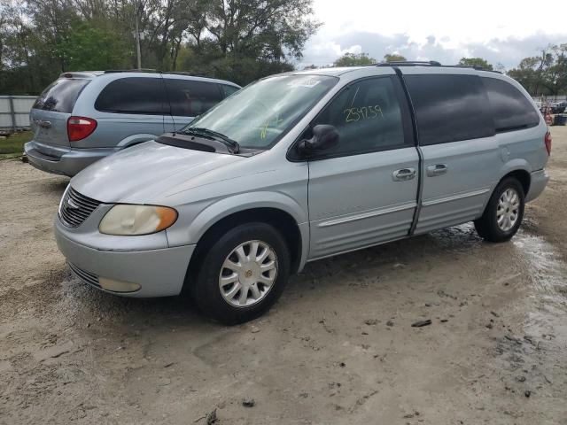 2C4GP54L61R214932 - 2001 CHRYSLER TOWN & COU LXI SILVER photo 1