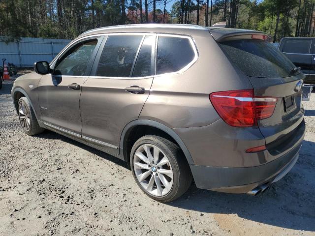 5UXWX9C54E0D36762 - 2014 BMW X3 XDRIVE28I BROWN photo 2