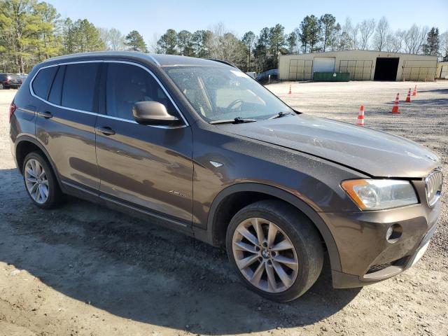 5UXWX9C54E0D36762 - 2014 BMW X3 XDRIVE28I BROWN photo 4