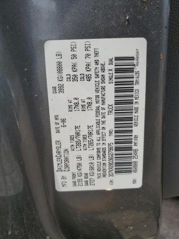 3D7KR28D36G279875 - 2006 DODGE RAM 2500 ST GRAY photo 12