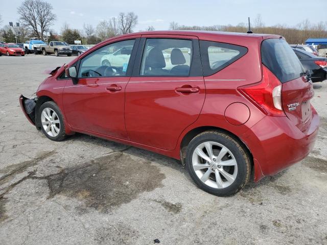 3N1CE2CP7FL389964 - 2015 NISSAN VERSA NOTE S RED photo 2