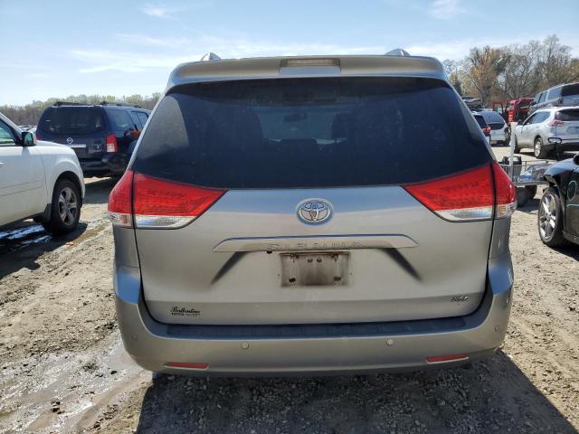 5TDYK3DC6BS143053 - 2011 TOYOTA SIENNA XLE SILVER photo 6